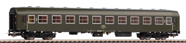 PIKO 97182 - H0 - Personenwagen 111A, 2.Kl., PKP, Ep. V